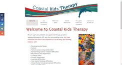 Desktop Screenshot of coastalkidstherapy.com